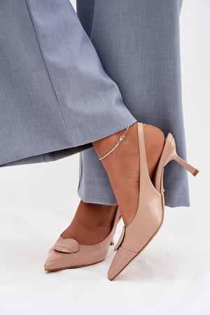  Sandály na podpatku  model 225220 Step in style 