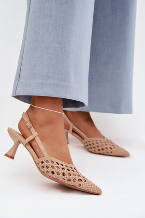  Sandály na podpatku  model 225225 Step in style 