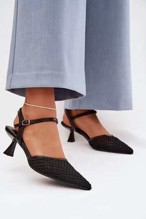  Sandály na podpatku  model 225214 Step in style 