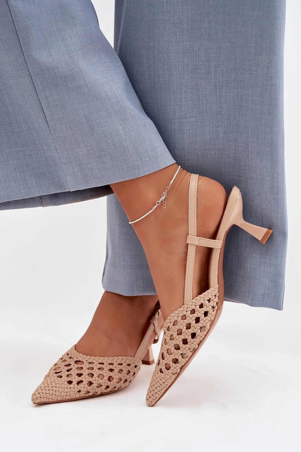  Sandály na podpatku  model 225225 Step in style 