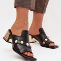  Klapky na podpatku model 225350 Step in style 