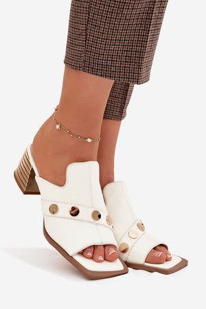  Klapky na podpatku model 225351 Step in style 