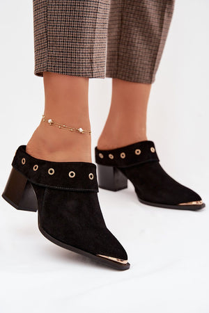  Klapky na podpatku model 225358 Step in style 