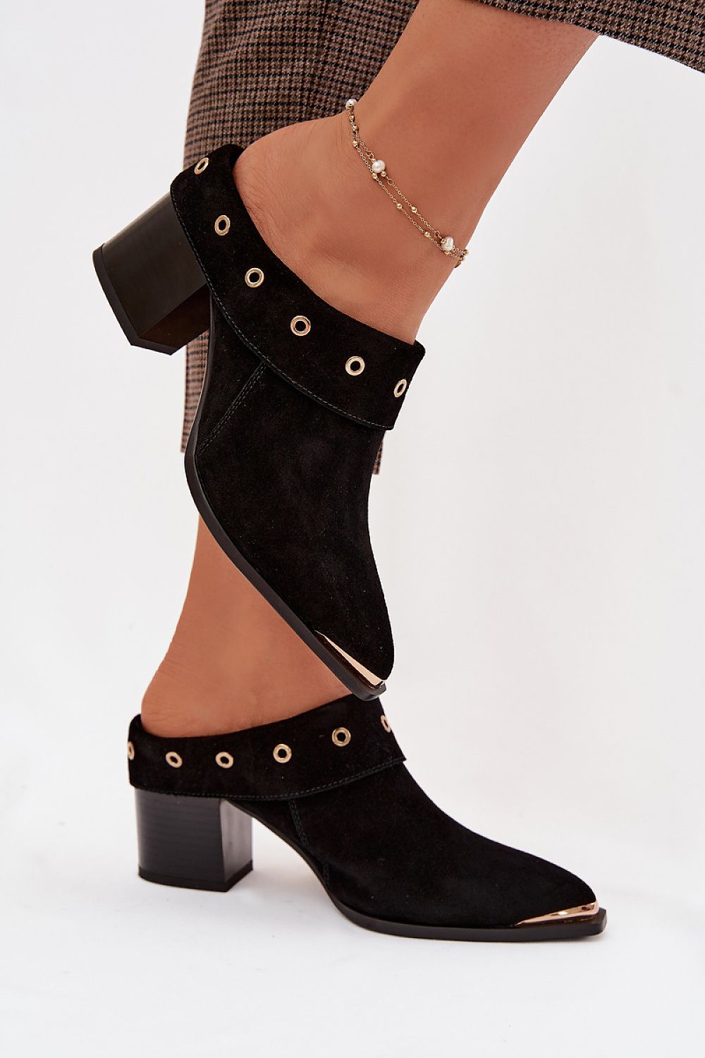 Klapky na podpatku model 225358 Step in style 