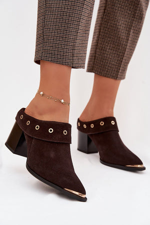  Klapky na podpatku model 225359 Step in style 