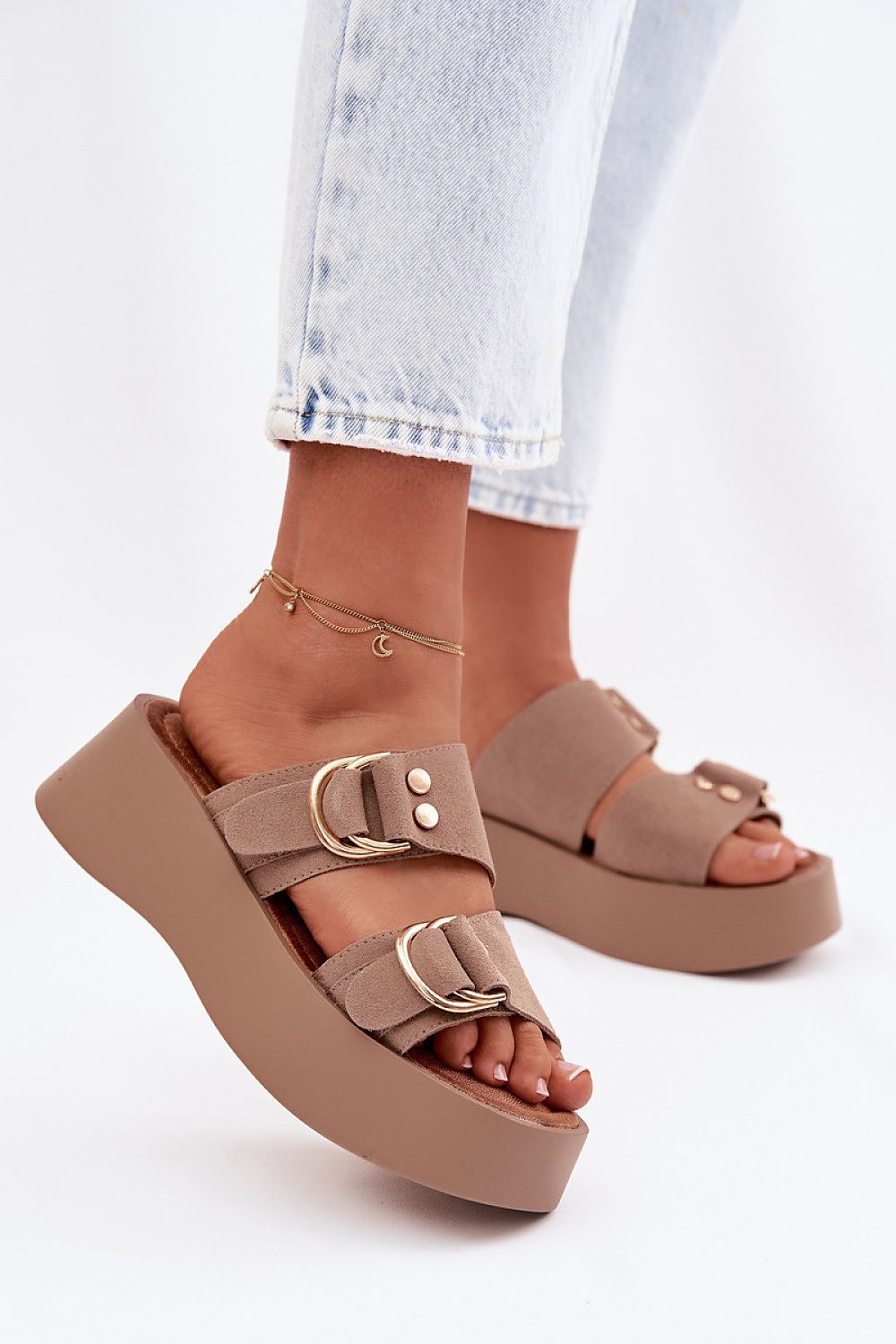  Klapky na platformě model 225370 Step in style 