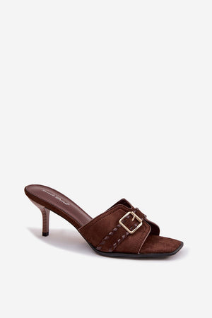  Klapky na podpatku model 225372 Step in style 