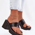  Klapky na podpatku model 225375 Step in style 