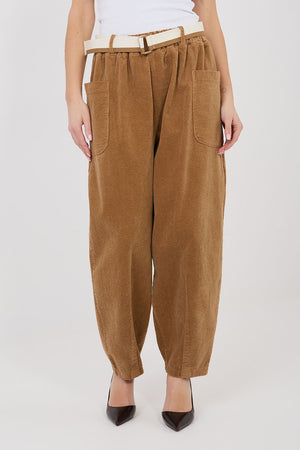  Kordové kalhoty model 225424 Rue Paris 