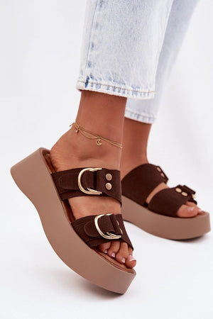  Klapky na platformě model 225369 Step in style 