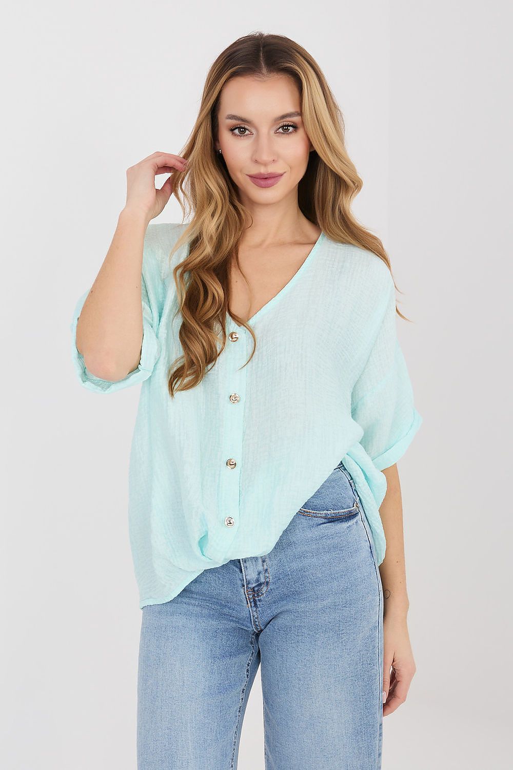  Košile s krátkým rukávem  model 225511 Italy Moda 