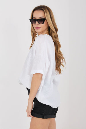  Košile s krátkým rukávem  model 225512 Italy Moda 