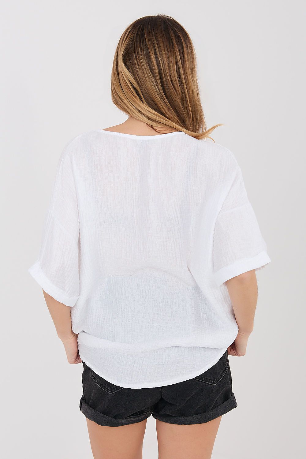  Košile s krátkým rukávem  model 225512 Italy Moda 