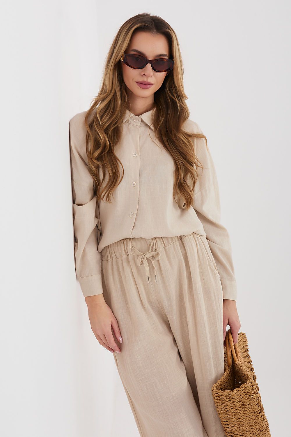  Košile s dlouhým rukávem  model 225516 Italy Moda 