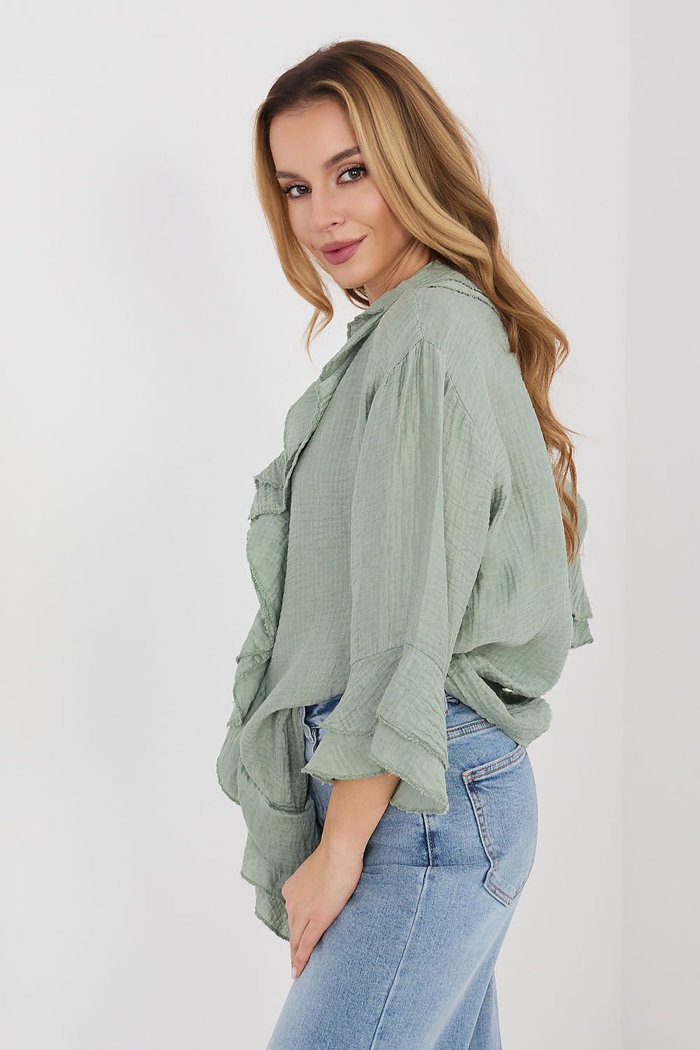  Košile s dlouhým rukávem  model 225521 Italy Moda 