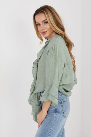  Košile s dlouhým rukávem  model 225521 Italy Moda 