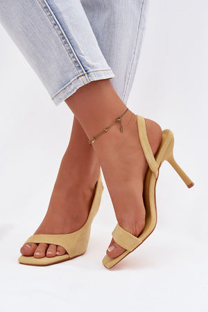  Sandály na podpatku  model 225631 Step in style 