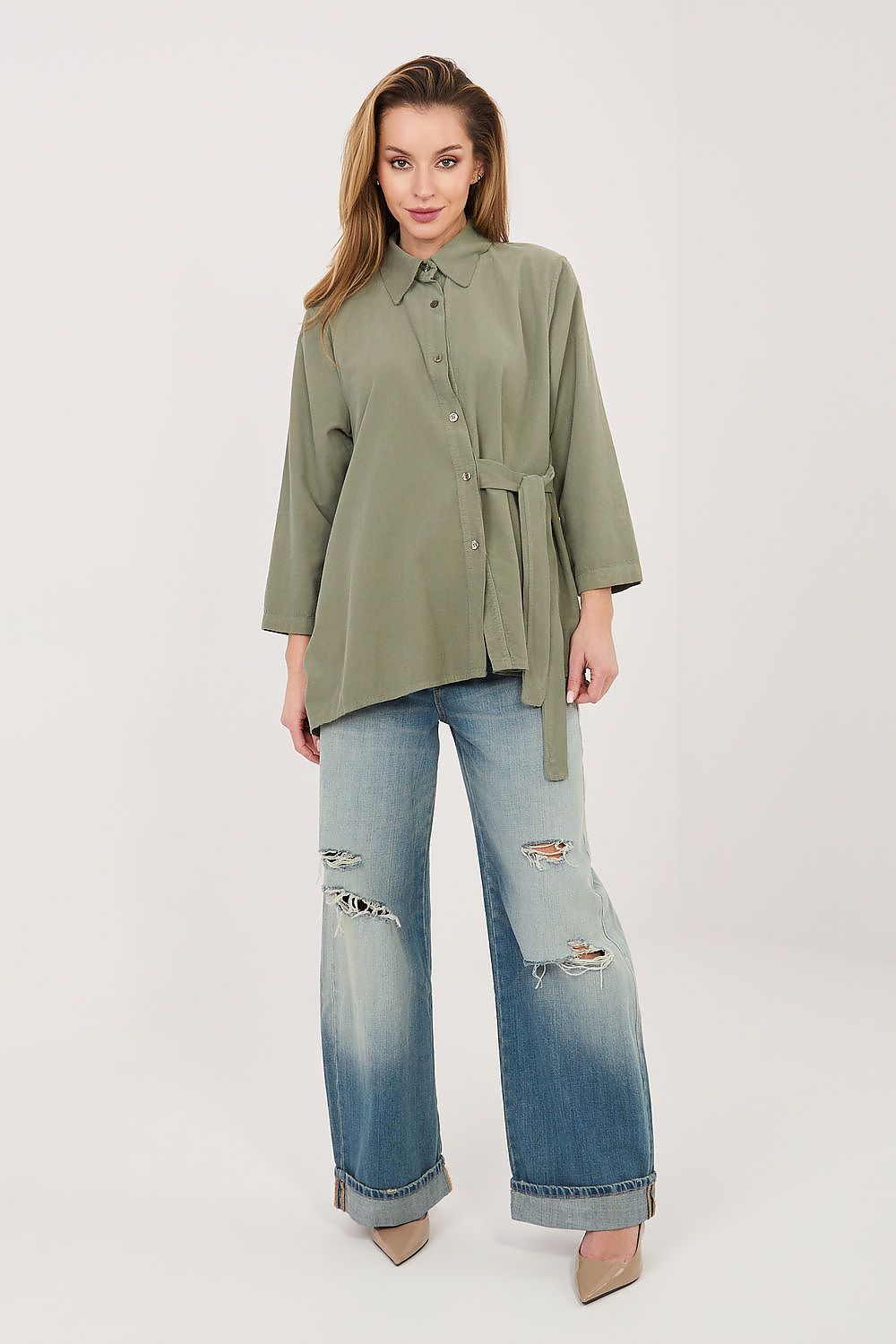  Košile s dlouhým rukávem  model 225890 Rue Paris 