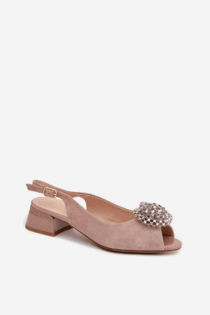  Sandály na podpatku  model 225955 Step in style 