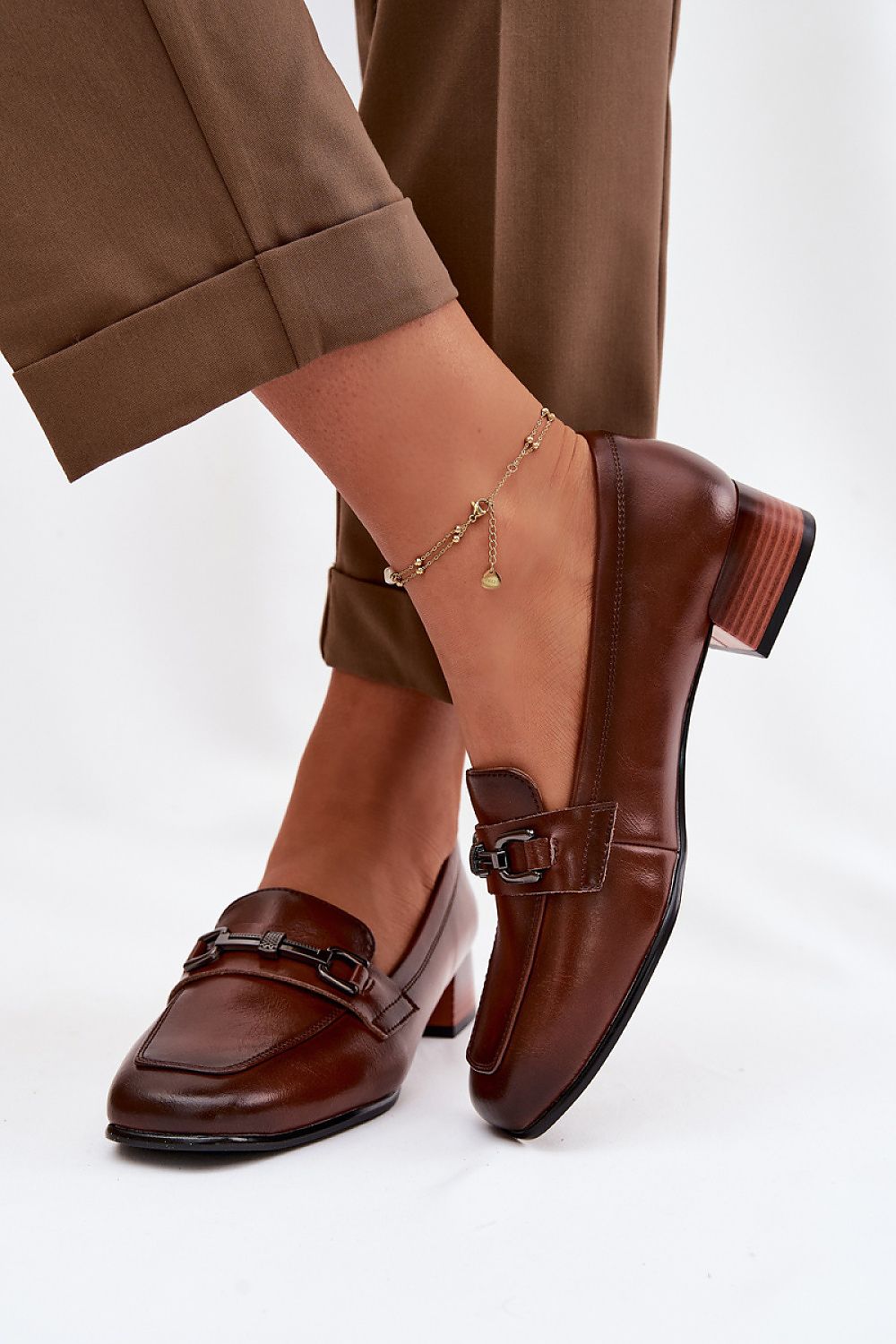  Polobotky na podpatku  model 226084 Step in style 