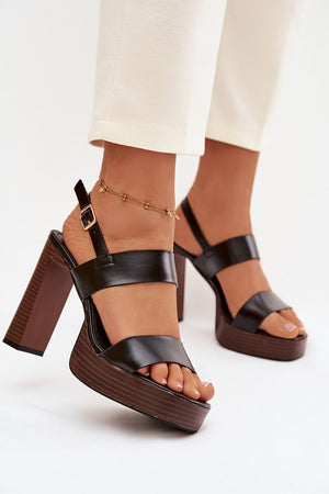  Sandály na podpatku  model 226116 Step in style 