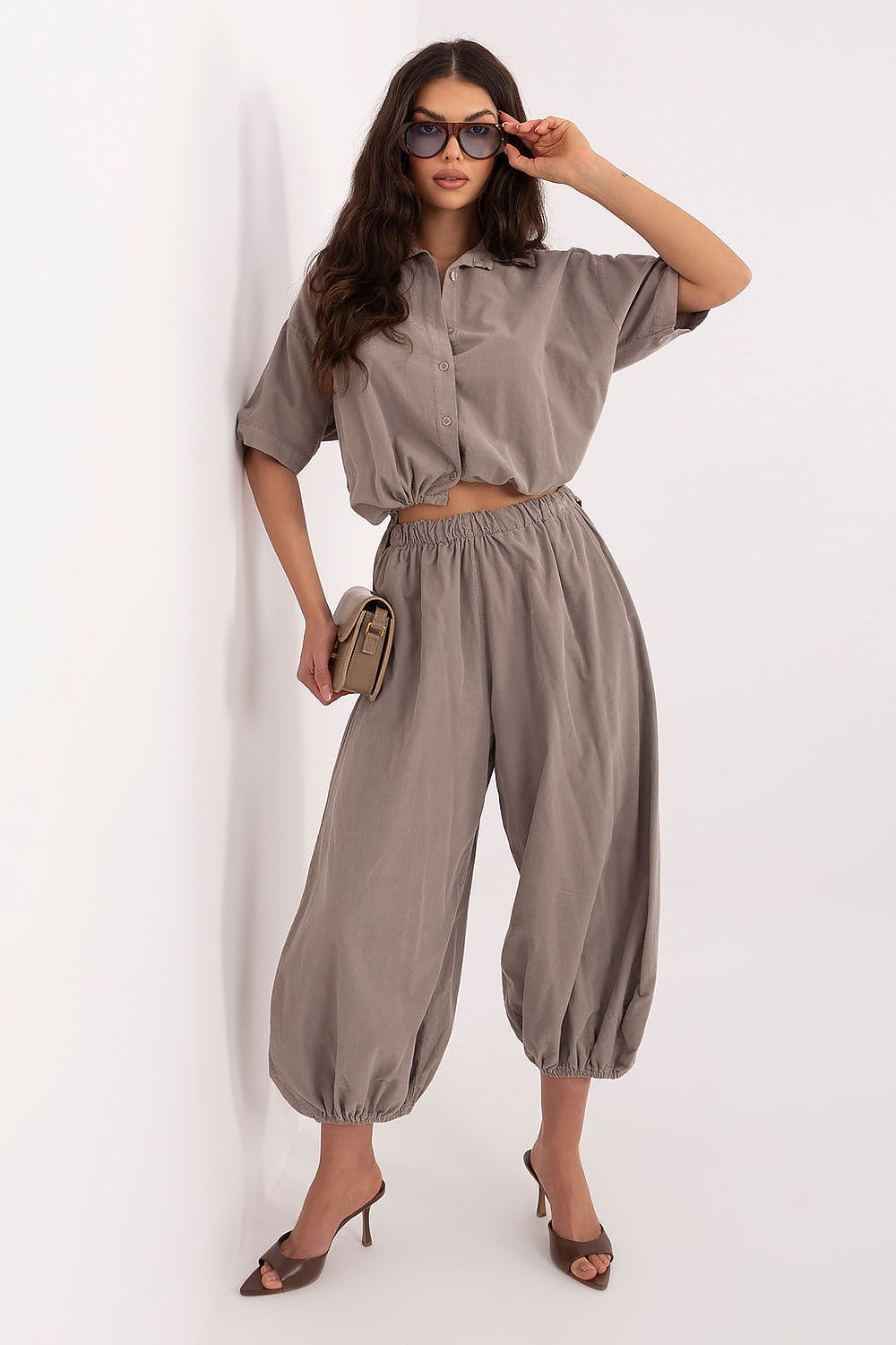  Kordové kalhoty model 226227 Italy Moda 