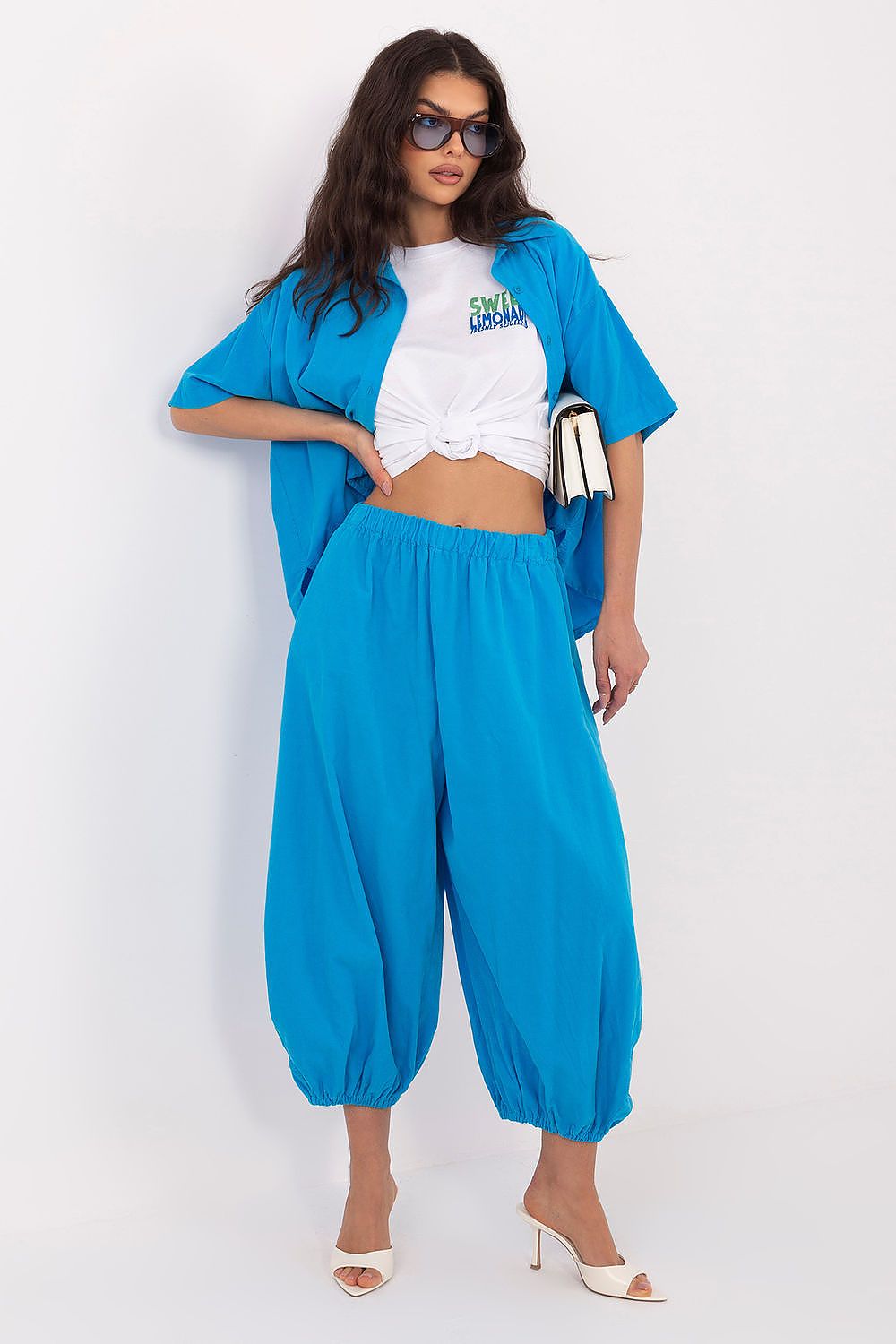  Kordové kalhoty model 226231 Italy Moda 
