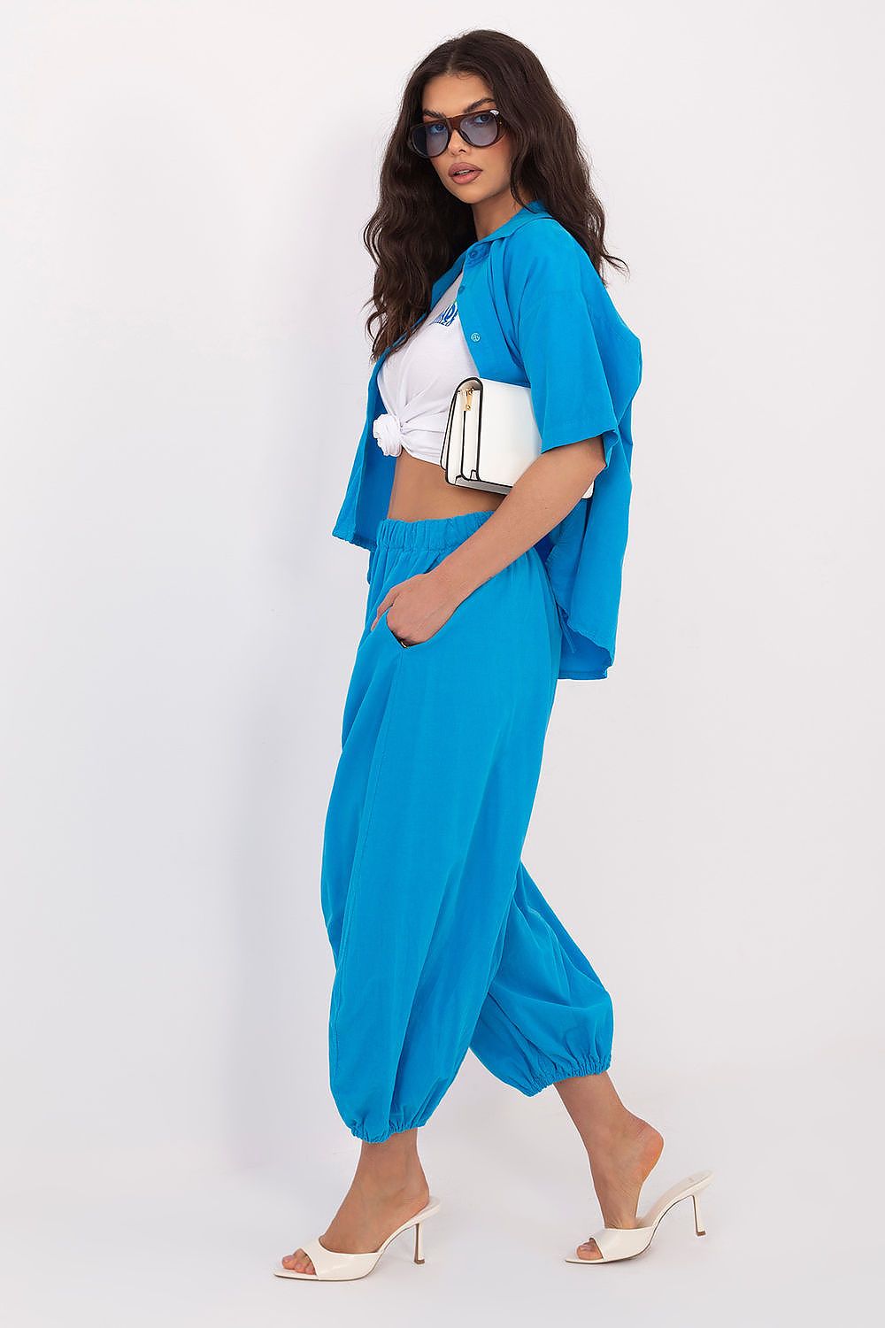  Kordové kalhoty model 226231 Italy Moda 