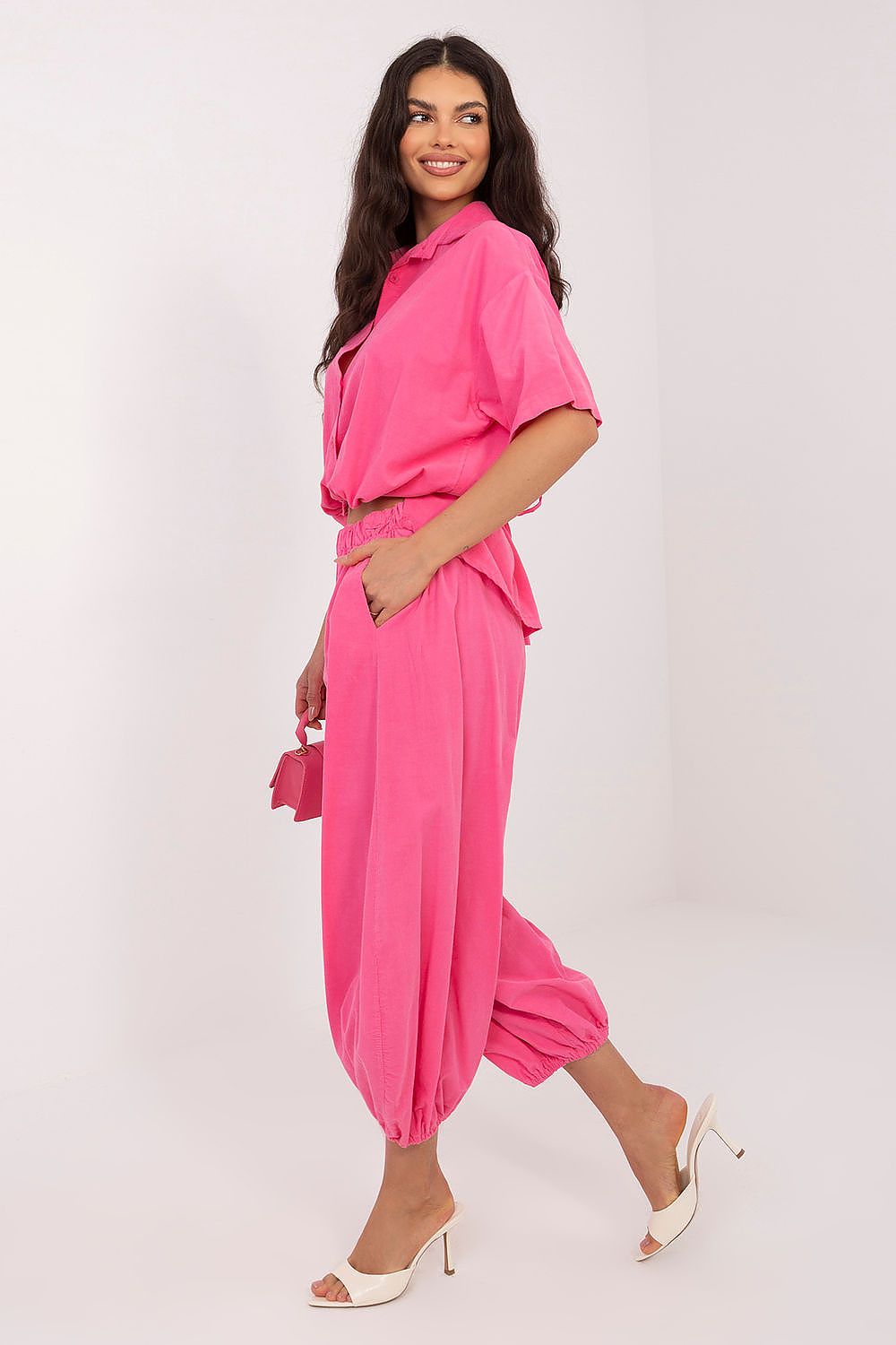  Kordové kalhoty model 226232 Italy Moda 
