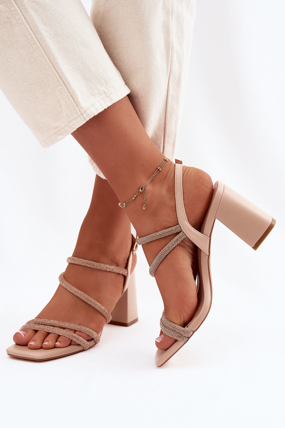  Sandály na podpatku  model 226326 Step in style 