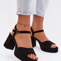  Sandály na podpatku  model 226333 Step in style 