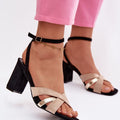  Sandály na podpatku  model 226334 Step in style 