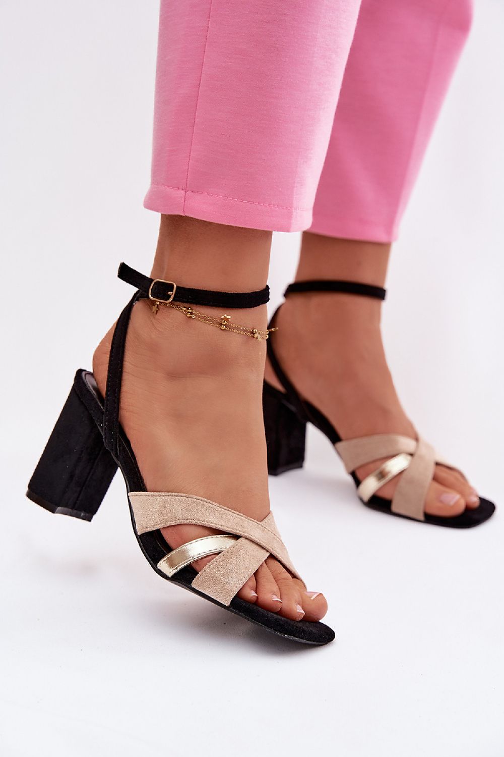  Sandály na podpatku  model 226334 Step in style 