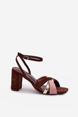  Sandály na podpatku  model 226335 Step in style 