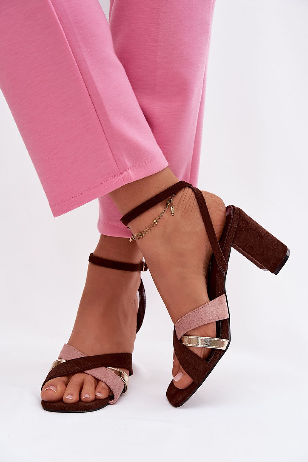  Sandály na podpatku  model 226335 Step in style 