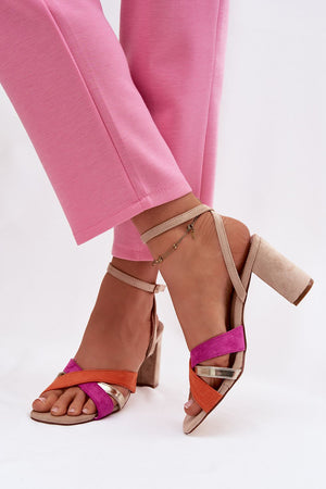  Sandály na podpatku  model 226337 Step in style 