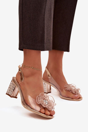  Sandály na podpatku  model 226340 Step in style 