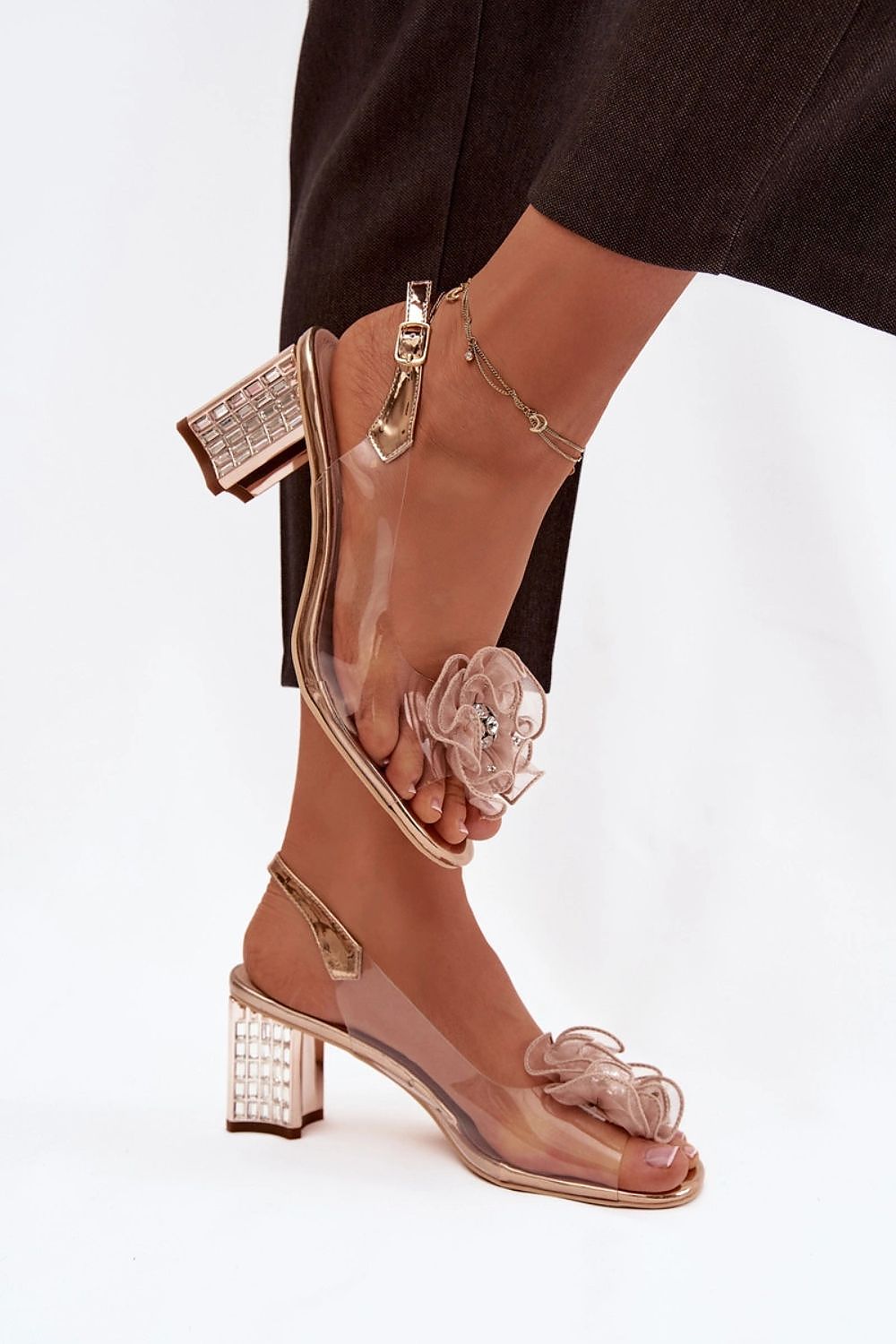  Sandály na podpatku  model 226340 Step in style 