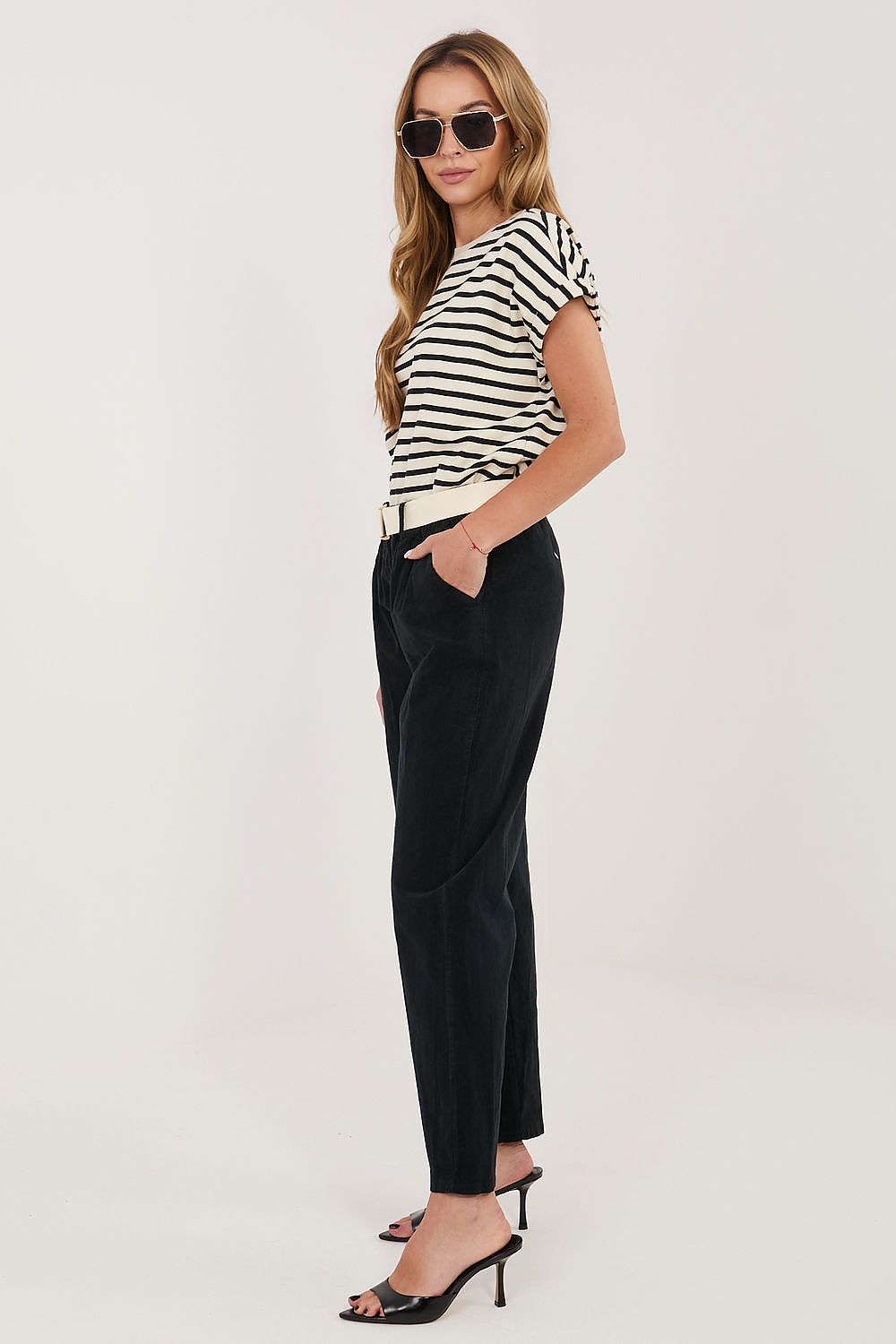  Kordové kalhoty model 226456 Italy Moda 