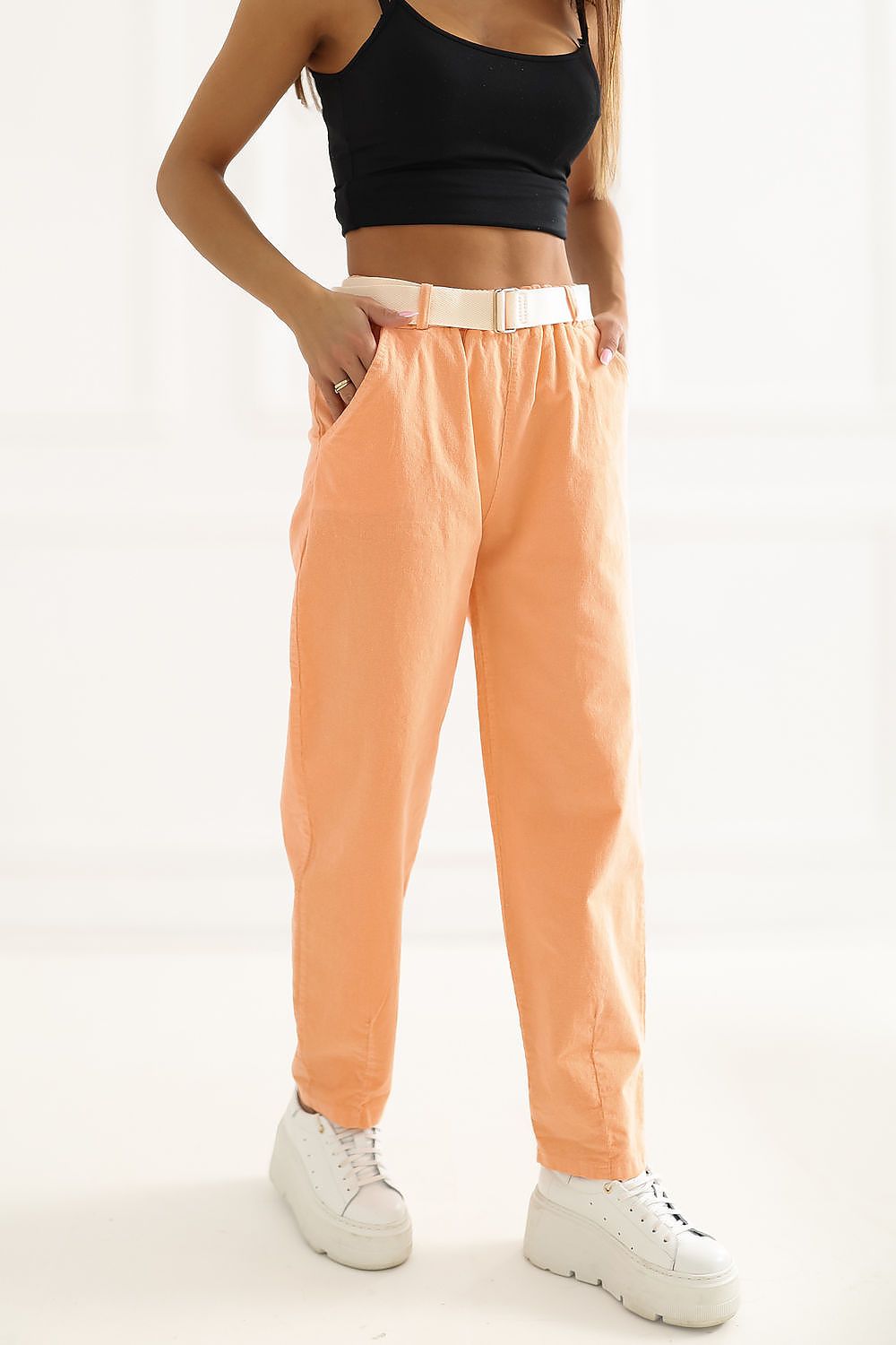  Kordové kalhoty model 226458 Italy Moda 