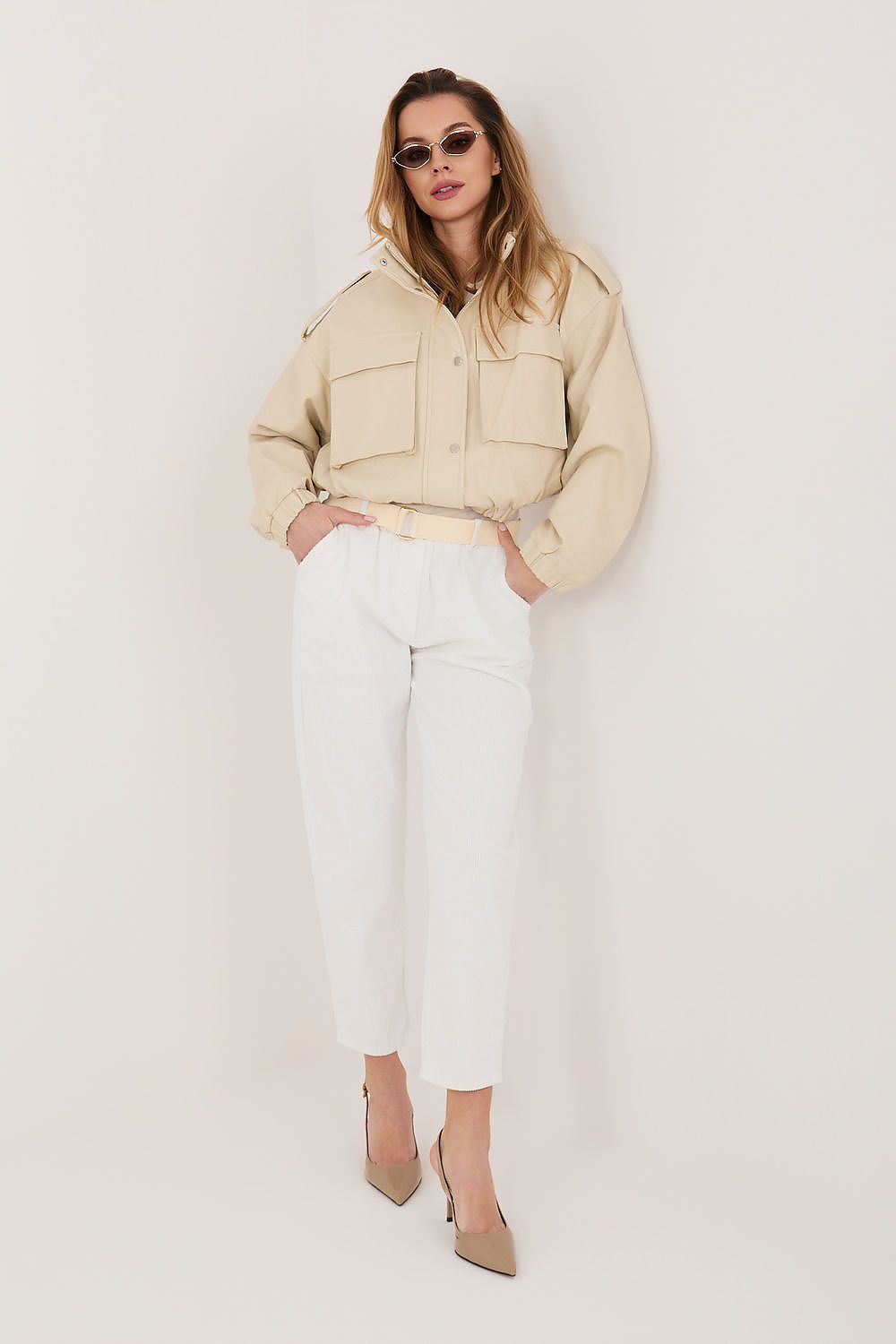  Kordové kalhoty model 226481 Italy Moda 