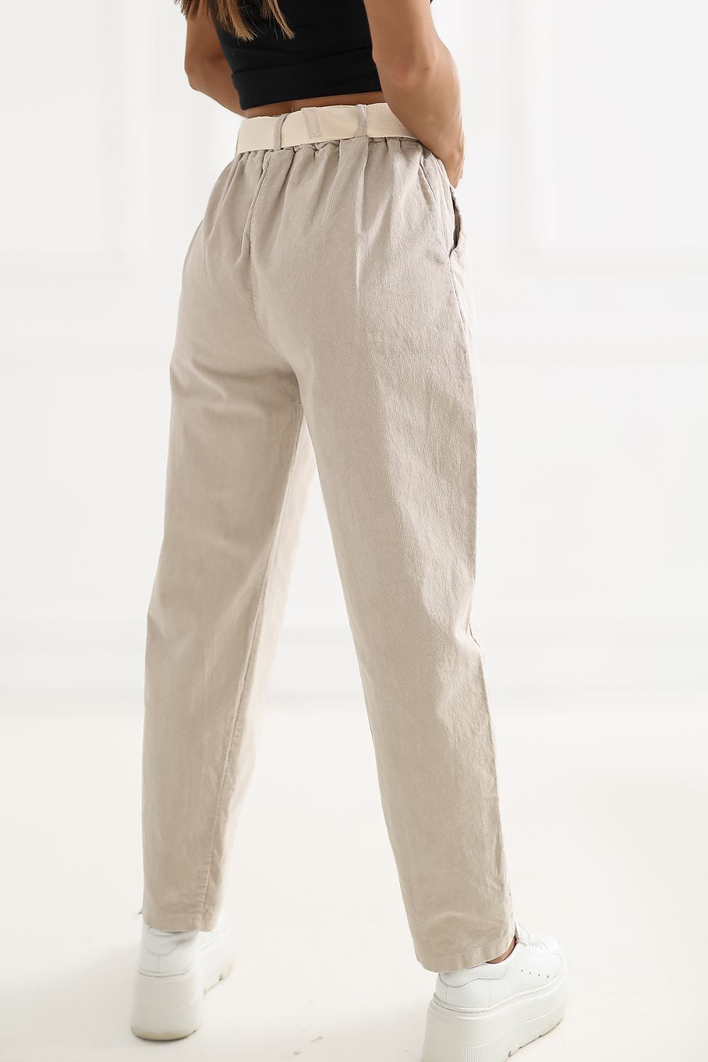  Kordové kalhoty model 226459 Italy Moda 