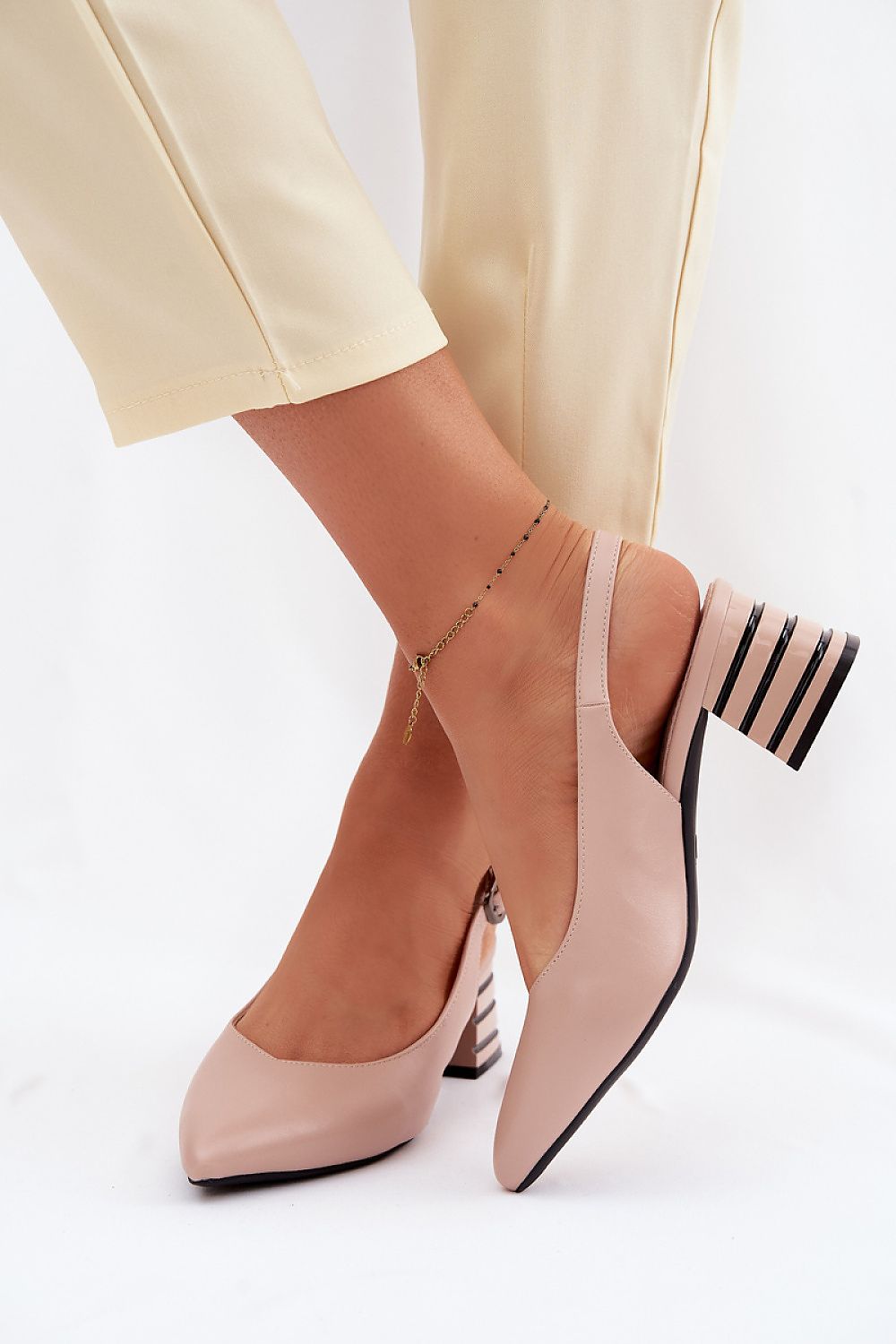  Sandály na podpatku  model 226500 Step in style 