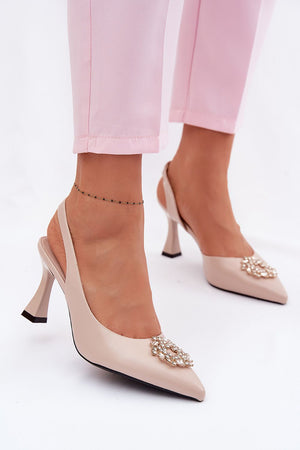  Sandály na podpatku  model 226502 Step in style 