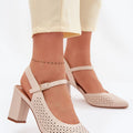  Sandály na podpatku  model 226504 Step in style 