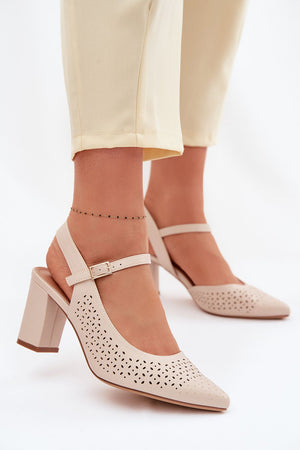  Sandály na podpatku  model 226504 Step in style 