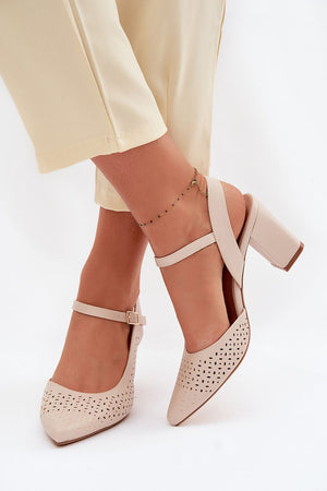  Sandály na podpatku  model 226504 Step in style 