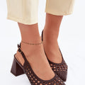  Sandály na podpatku  model 226505 Step in style 