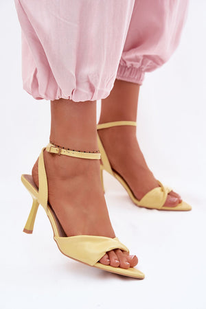  Sandály na podpatku  model 226516 Step in style 