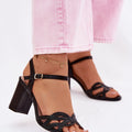  Sandály na podpatku  model 226912 Step in style 
